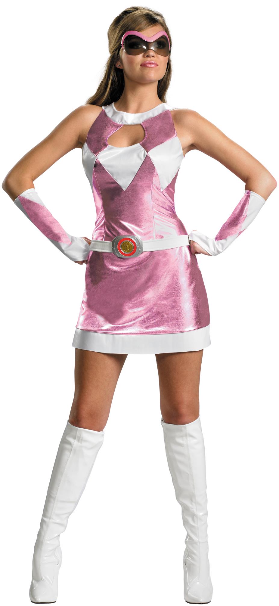 Mighty Morphin Power Rangers Pink Ranger Sassy Deluxe Adult Costume Large