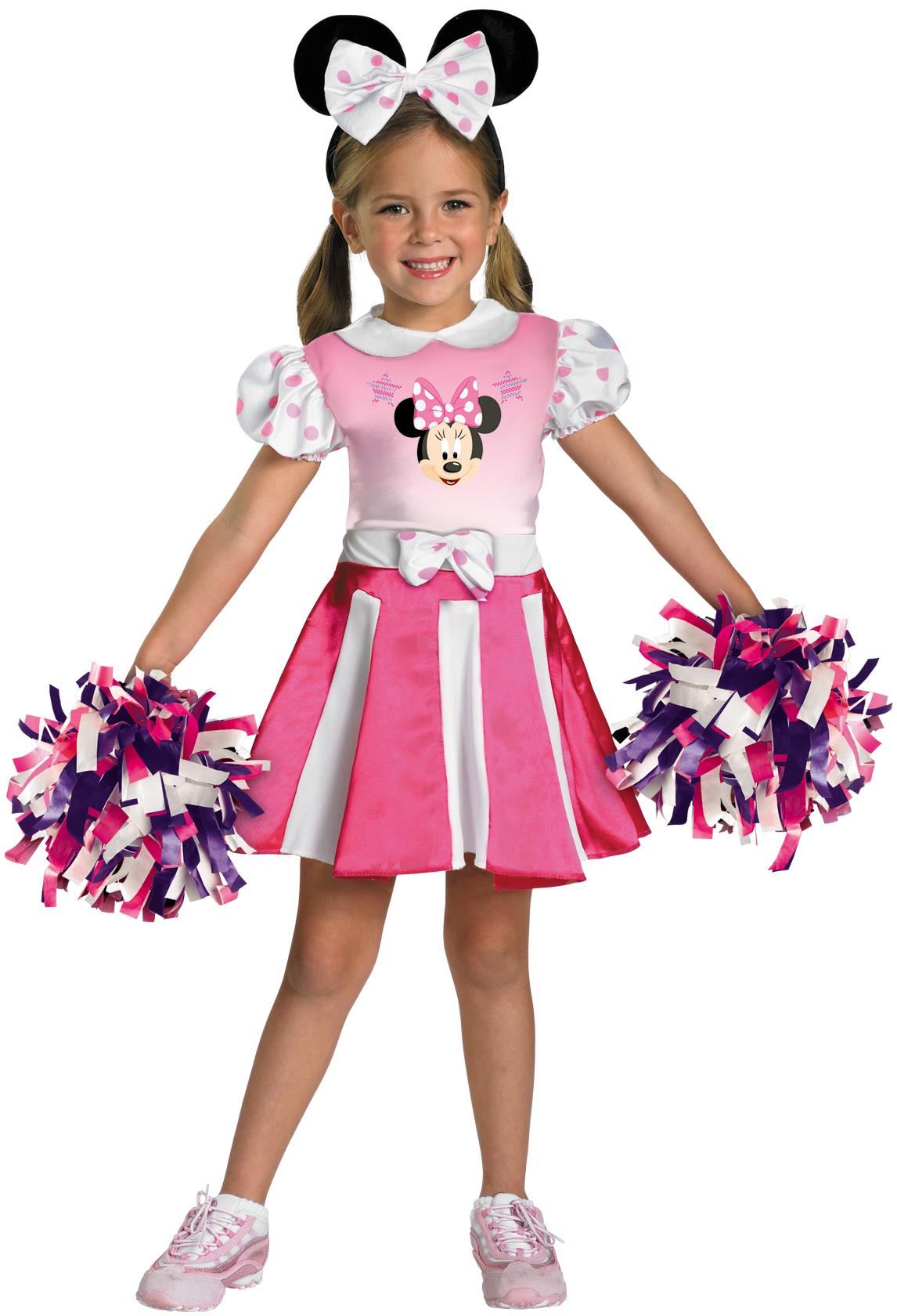 Minnie Mouse Clubhouse Cheerleader Toddler / Child Costume Small