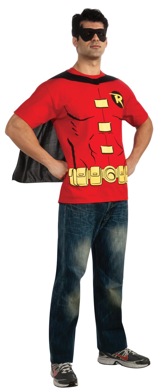 Robin T-Shirt Adult Costume Kit Medium