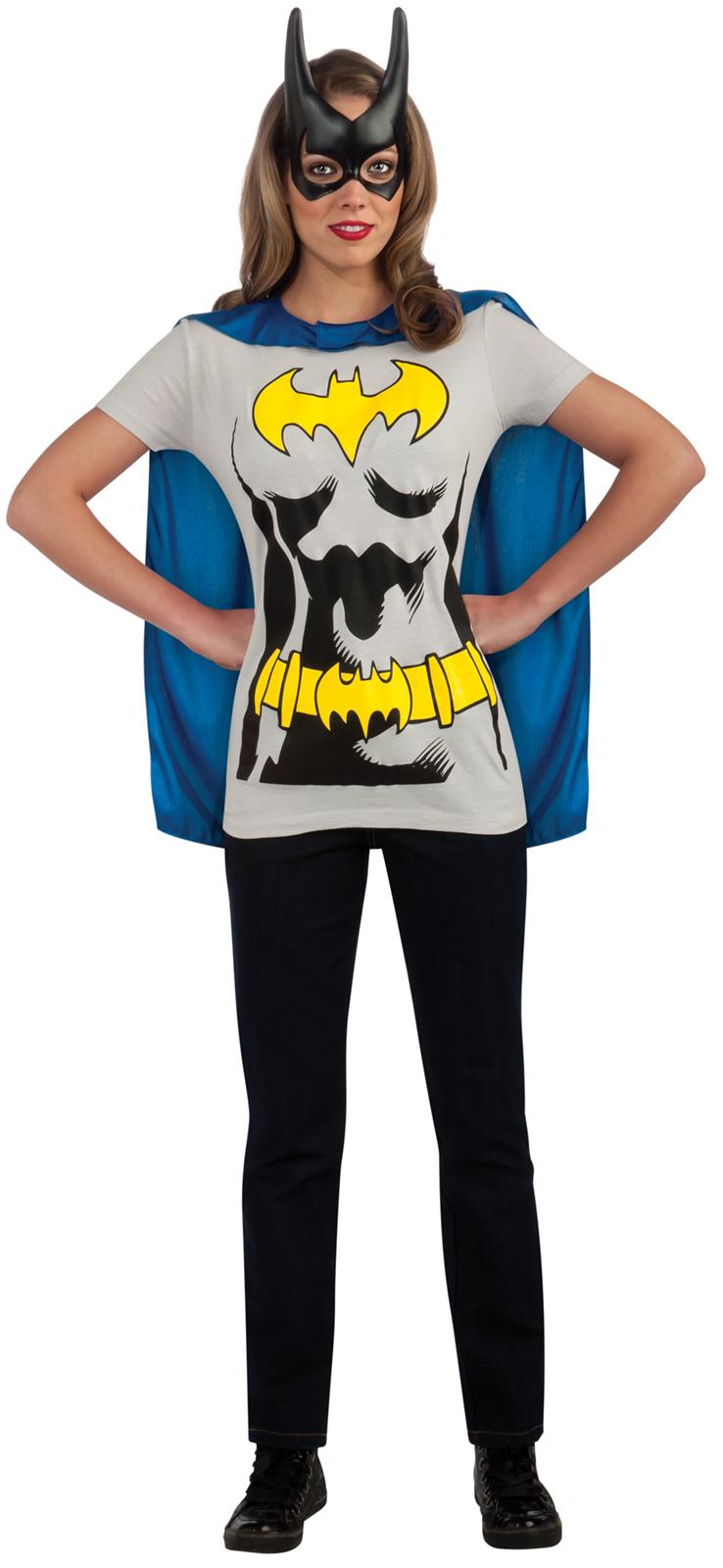 Batgirl T-Shirt Adult Costume Kit Small