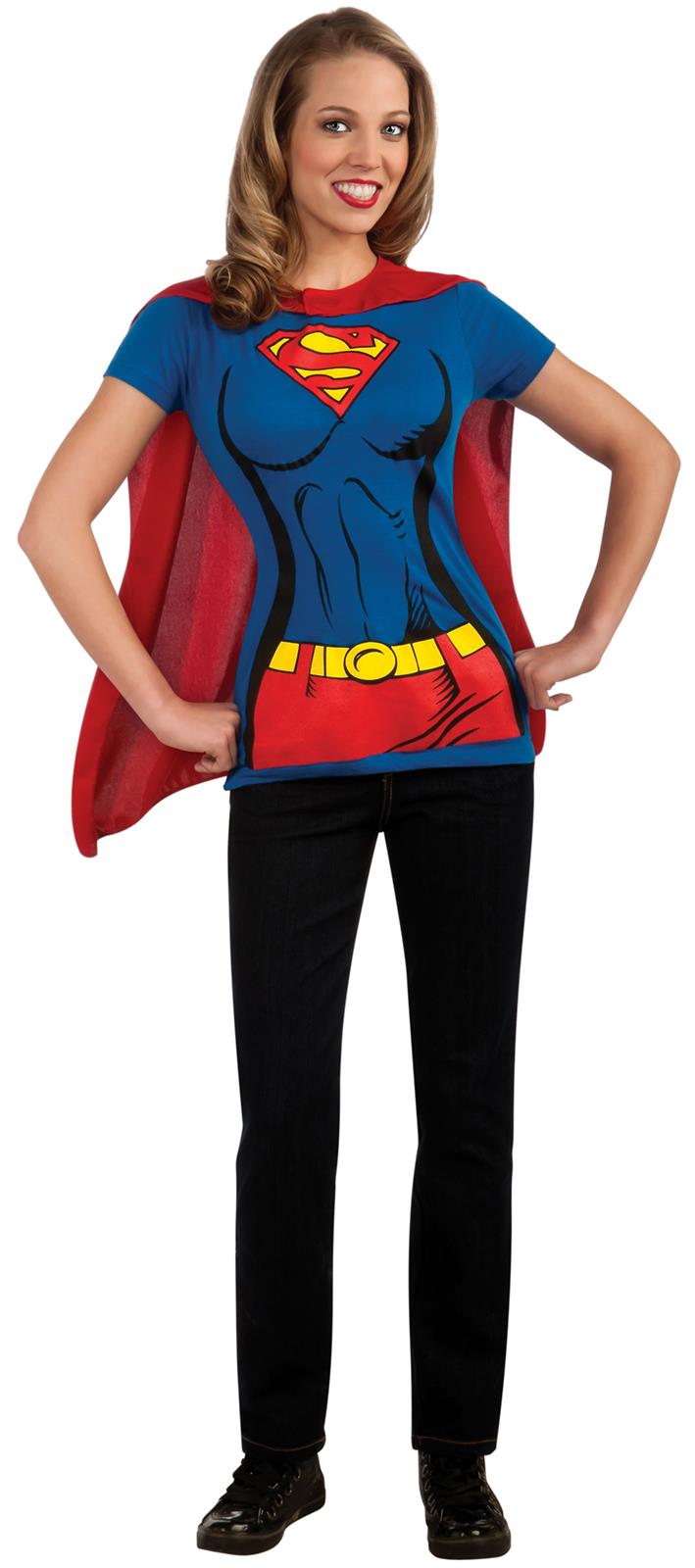 Supergirl T-Shirt Adult Costume Kit XL