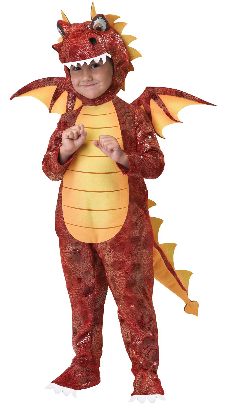 Fire Breathing Dragon Toddler Costume 4-6
