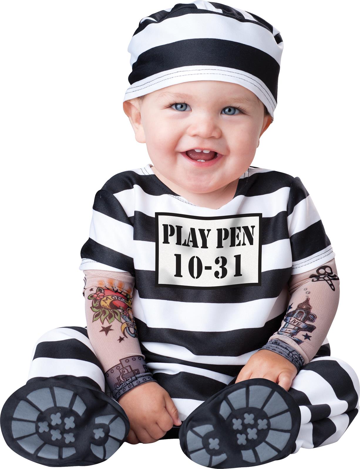 Time Out Convict Infant / Toddler Costume 6-12 Months