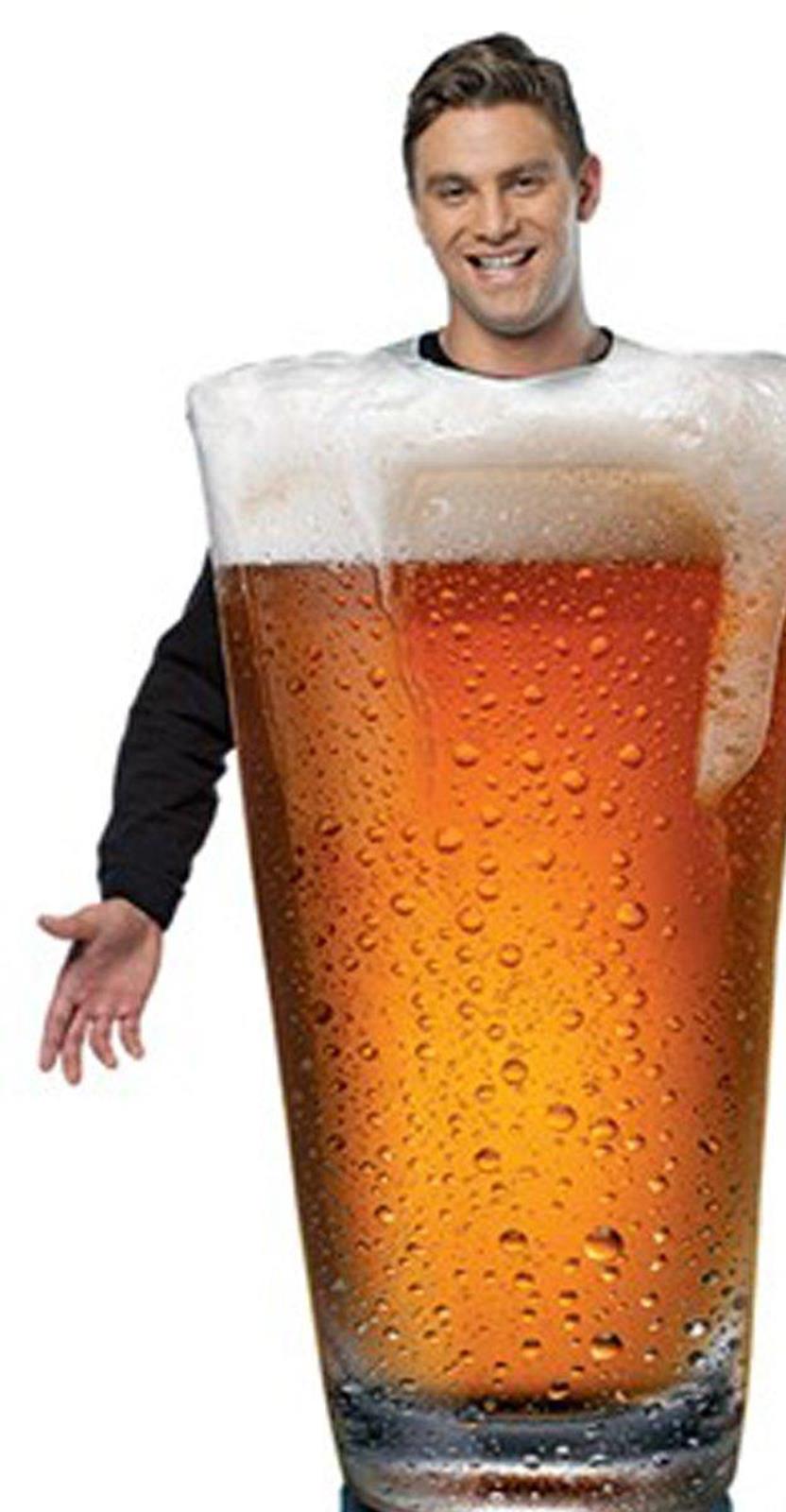 Pint Glass Beer Adult Costume