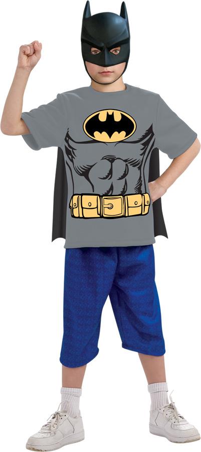 Batman T-Shirt Child Costume Kit Large