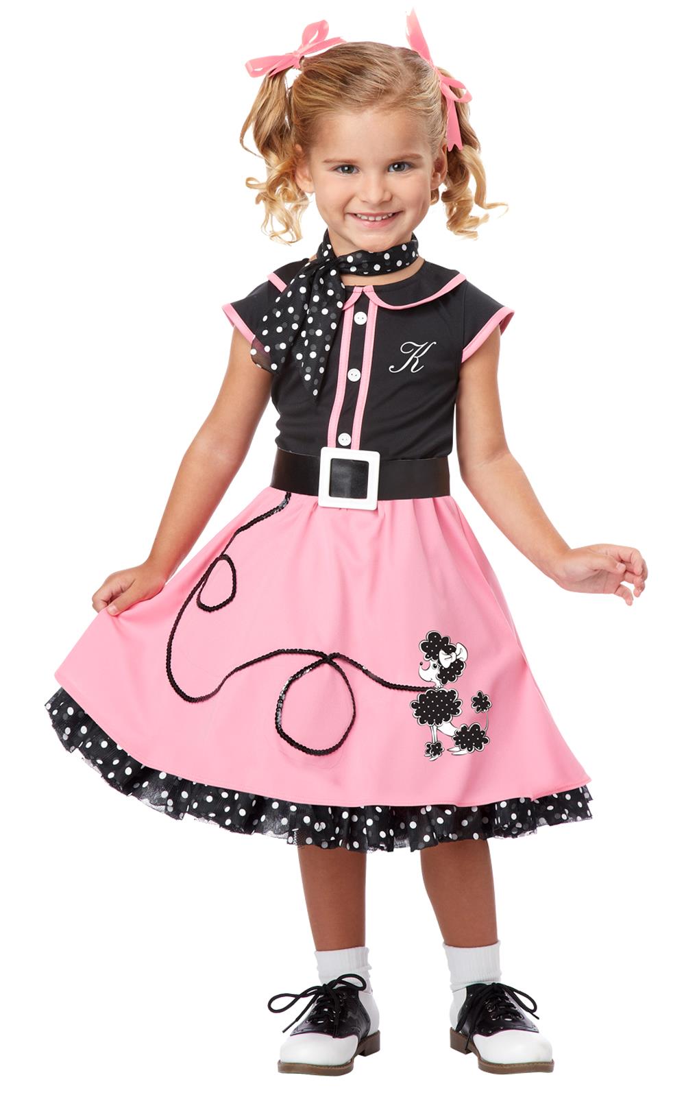 50's Poodle Cutie Toddler / Child Costume Small