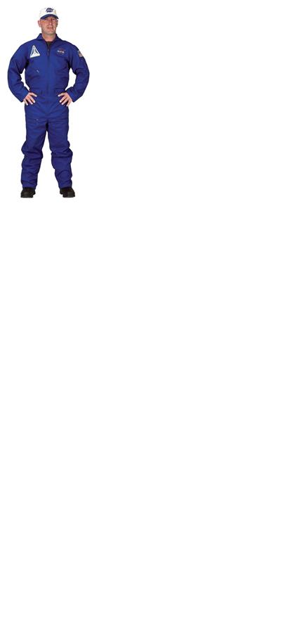 Blue NASA Astronaut Flight Suit Adult Costume