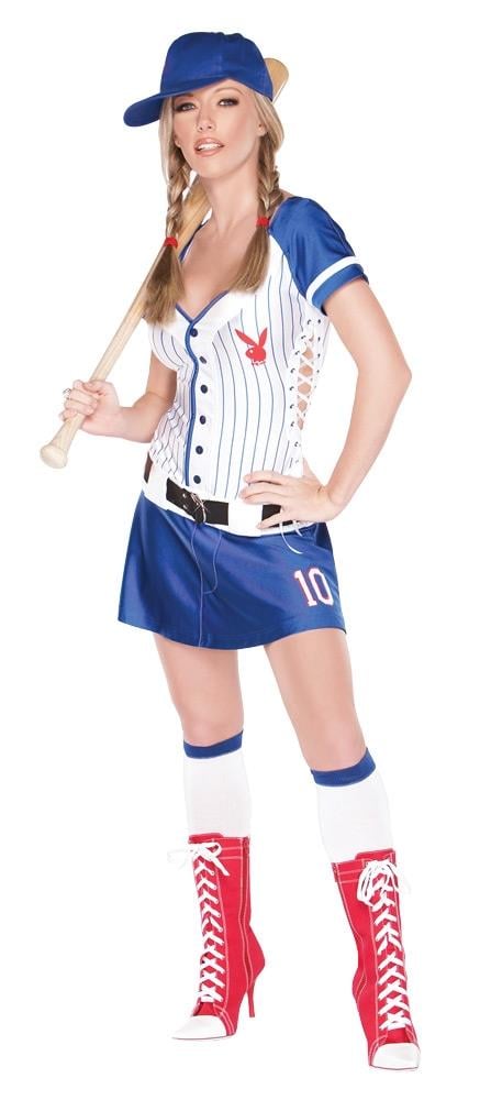 Playboy Homerun Hottie Adult Costume Large