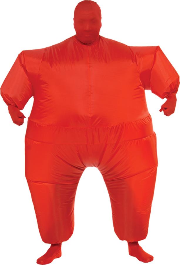 Red Inflatable Skin Suit Adult Costume