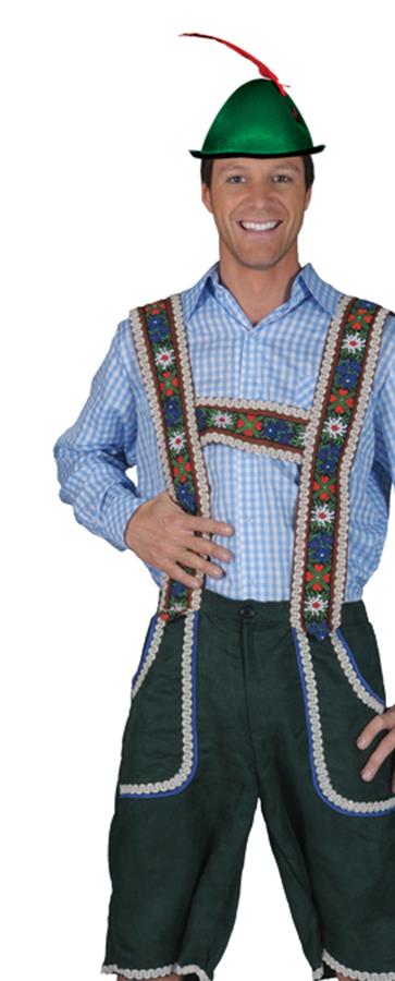 Salzberg Pants Lederhosen Adult Costume Large