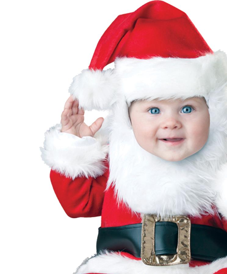 Santa Baby Toddler Costume 6-12 Months