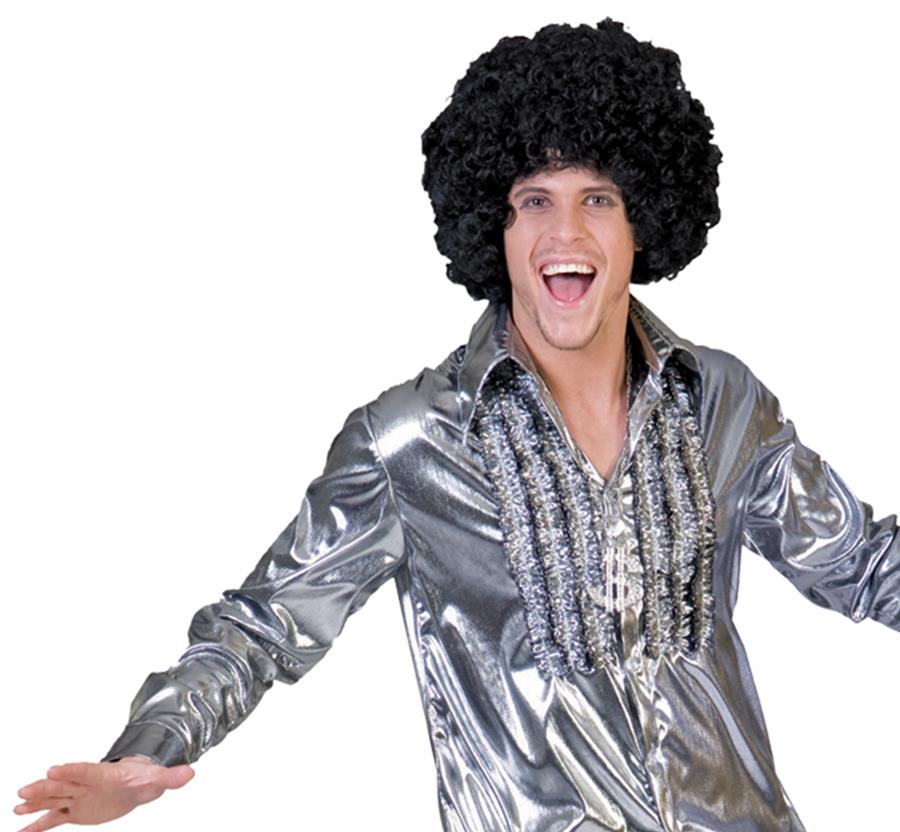 Saturday Night Silver Adult Shirt Large 
