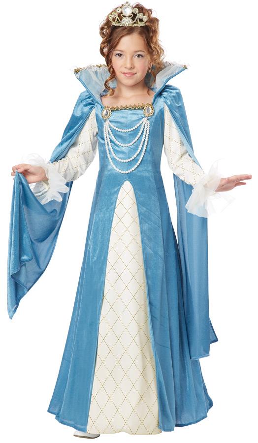 Renaissance Queen Child Costume Medium