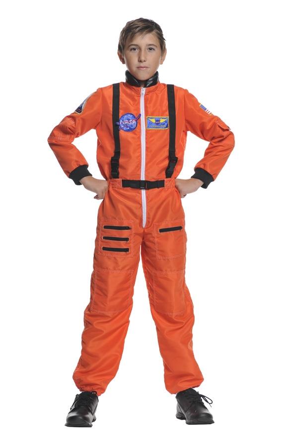 Astronaut Orange Child Costume