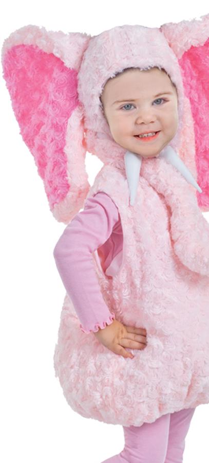 Pink Elephant Toddler Costume 2-4T