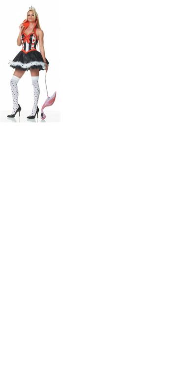 Queen of Hearts Sexy Adult Costume XL