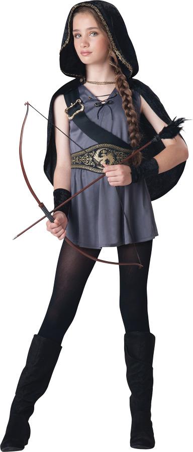 Hooded Huntress Child Costume Small