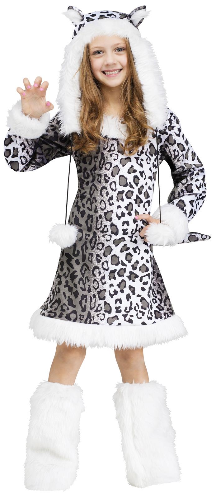 Snow Leopard Child Costume Medium