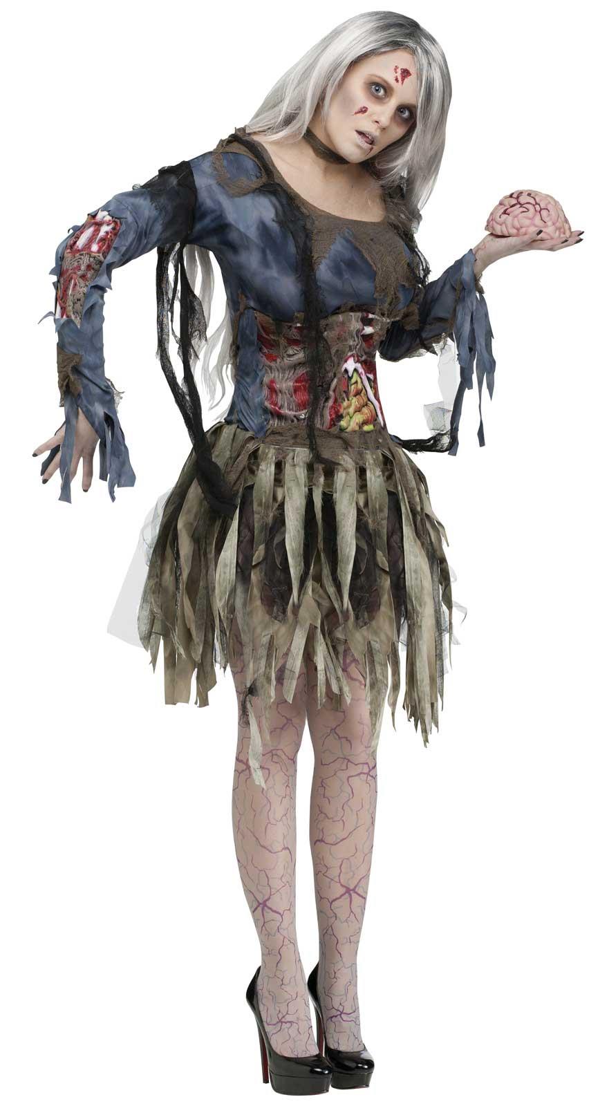 Female Complete Zombie Adult Costume