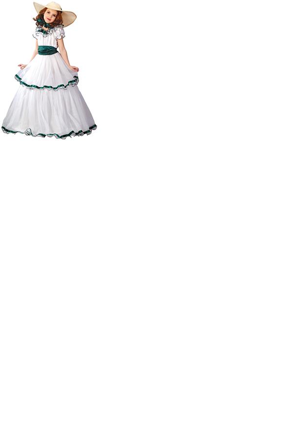 Southern Belle Child Costume Medium
