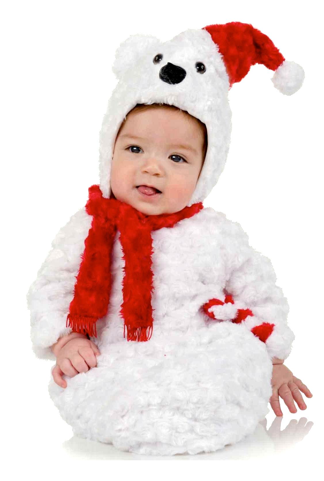 Christmas Polar Bear Bunting Infant Costume