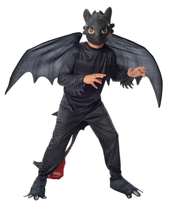 How to Train Your Dragon 2 Night Fury Toothless Child Costume