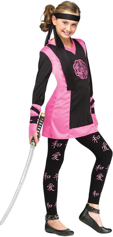 Dragon Ninja Girl Child Costume Large
