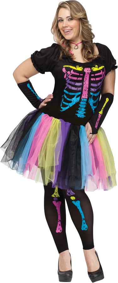 Funky Punk Bones Adult Costume M/L