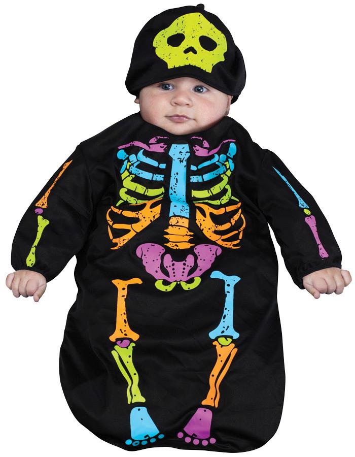 Skelebaby Bunting Newborn Costume