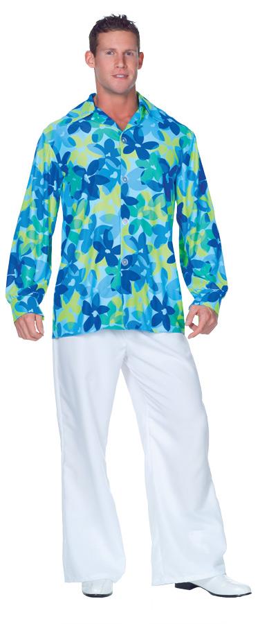60's Flowers Adult Shirt