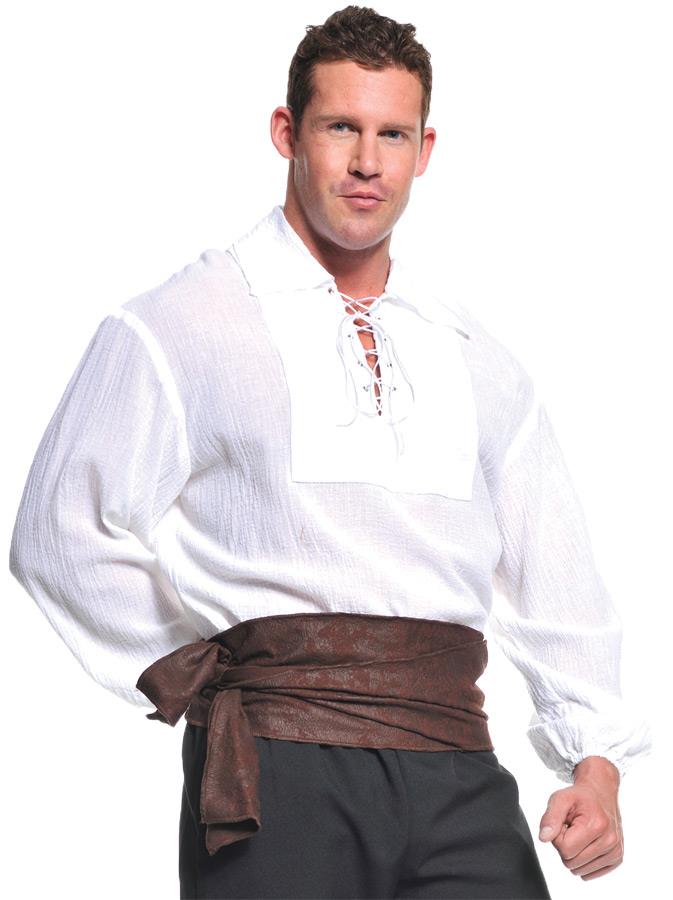 Pirate White Adult Shirt XXL