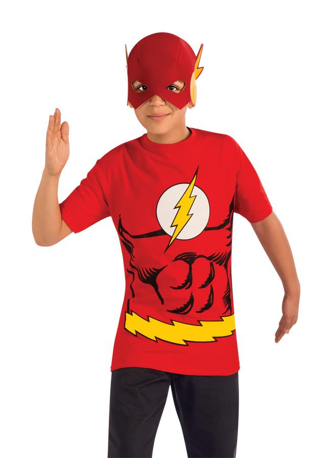 Flash T-Shirt Child Costume Kit Medium
