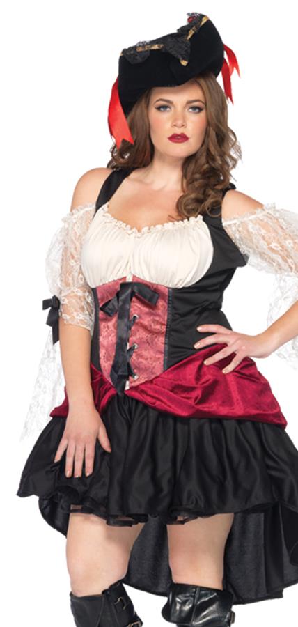 Wicked Wench Peasant Dress Adult Plus Costume 3X-4X
