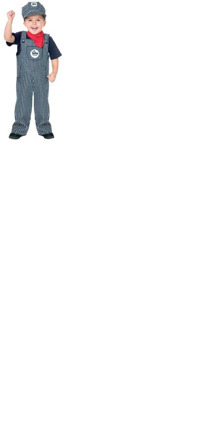 Train Engineer Toddler Costume 3-4T