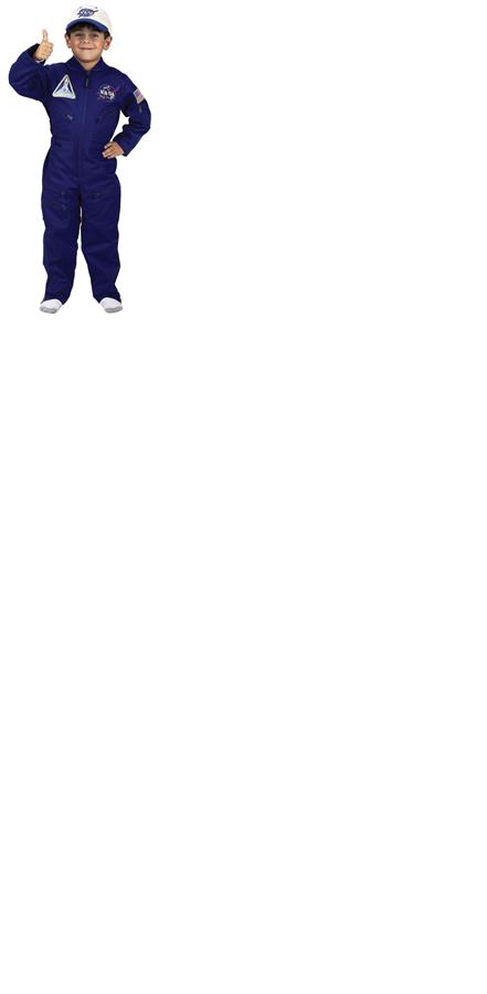 Flight Suit With Cap Child Costume Small