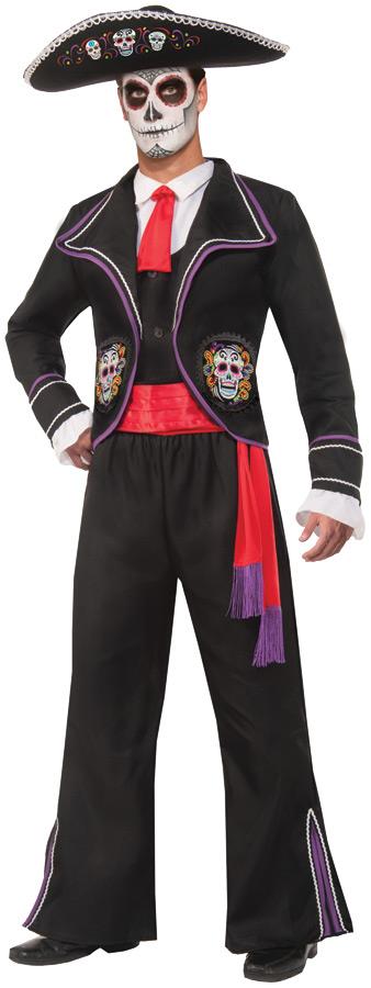 Day of the Dead Mariachi Macabre Adult Costume