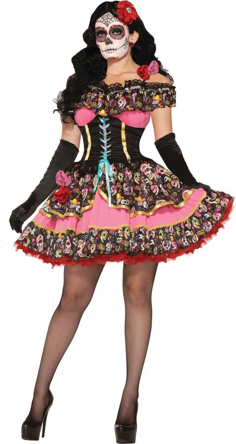 Day of the Dead Senorita Adult Costume M/L