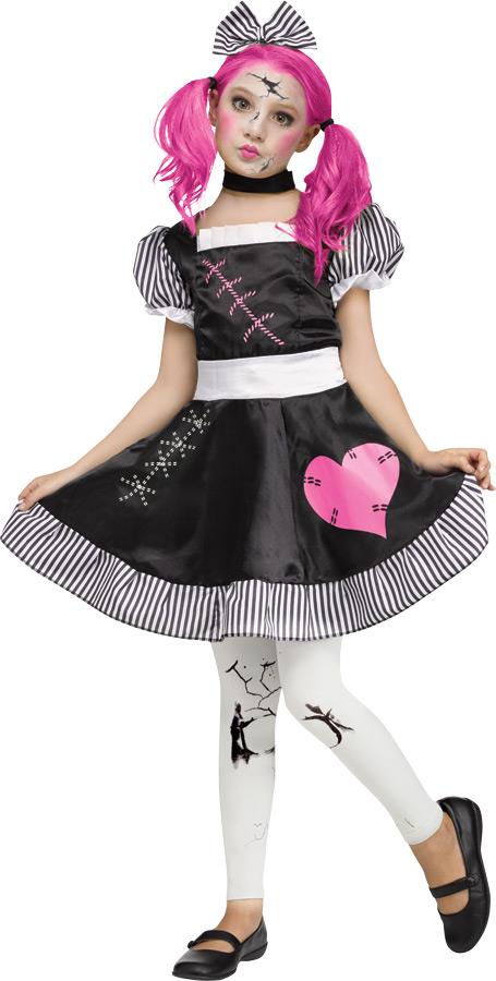 Broken Doll Child Costume Large