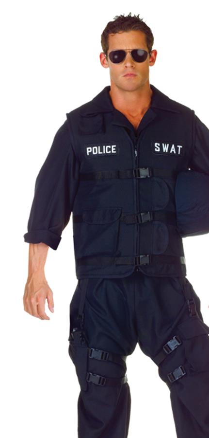 SWAT Adult Plus Costume