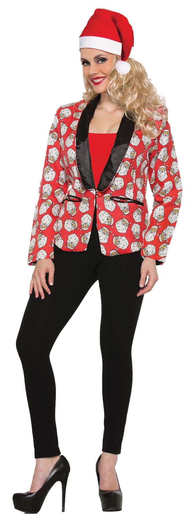 Santa Blazer Adult Costume Small