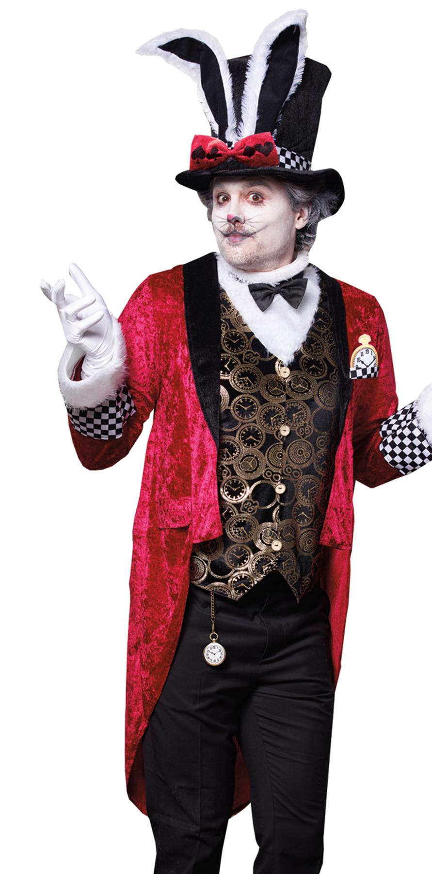 White Rabbit Adult Costume XL