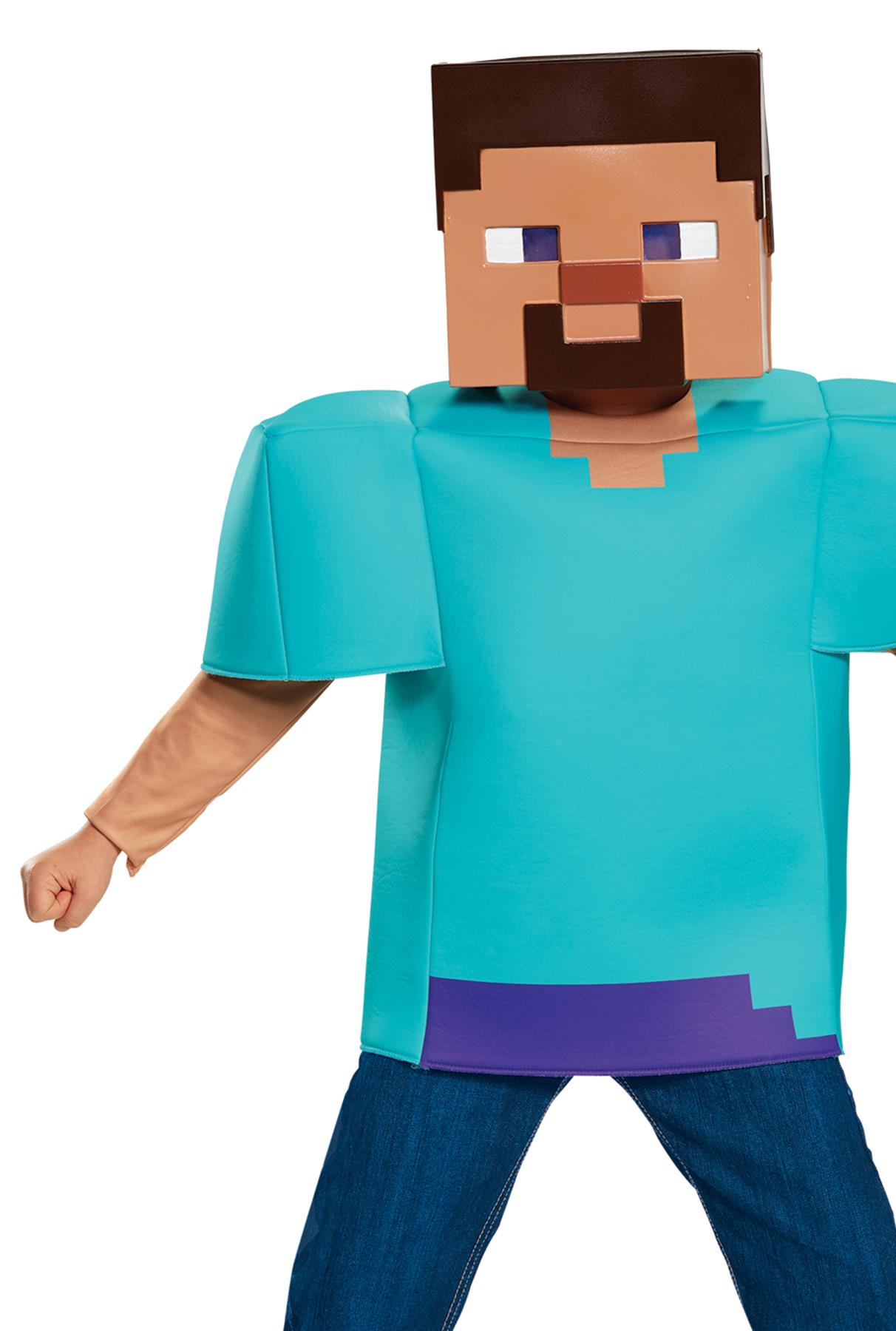 Minecraft Steve Classic Child Costume 10-12