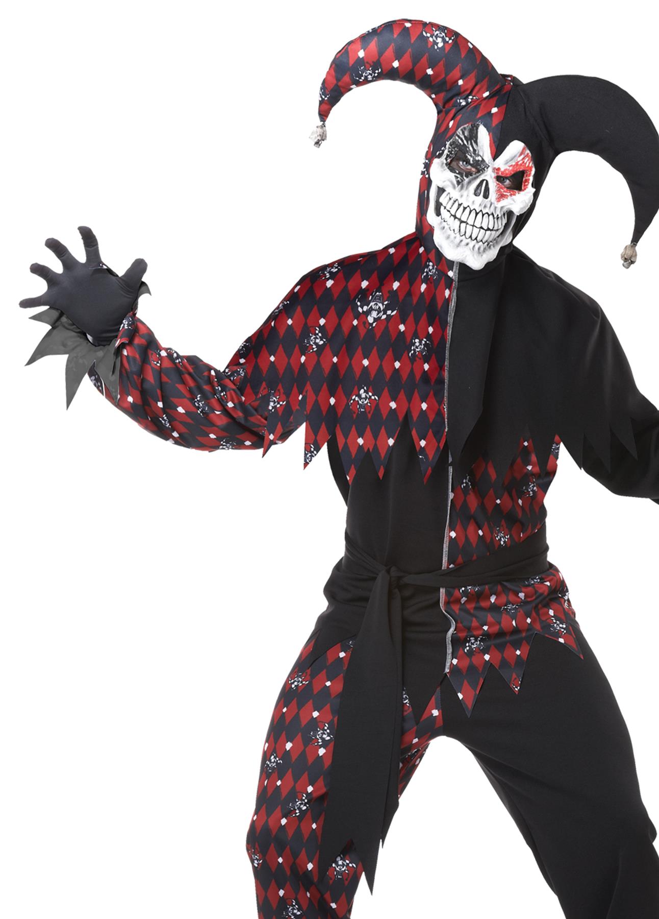Sinister Jester Adult Costume Large