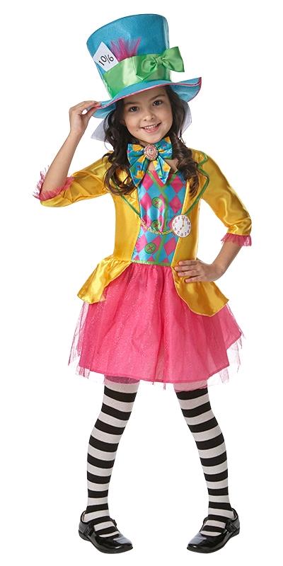 Alice in Wonderland Mad Hatter Girl Tween Costume