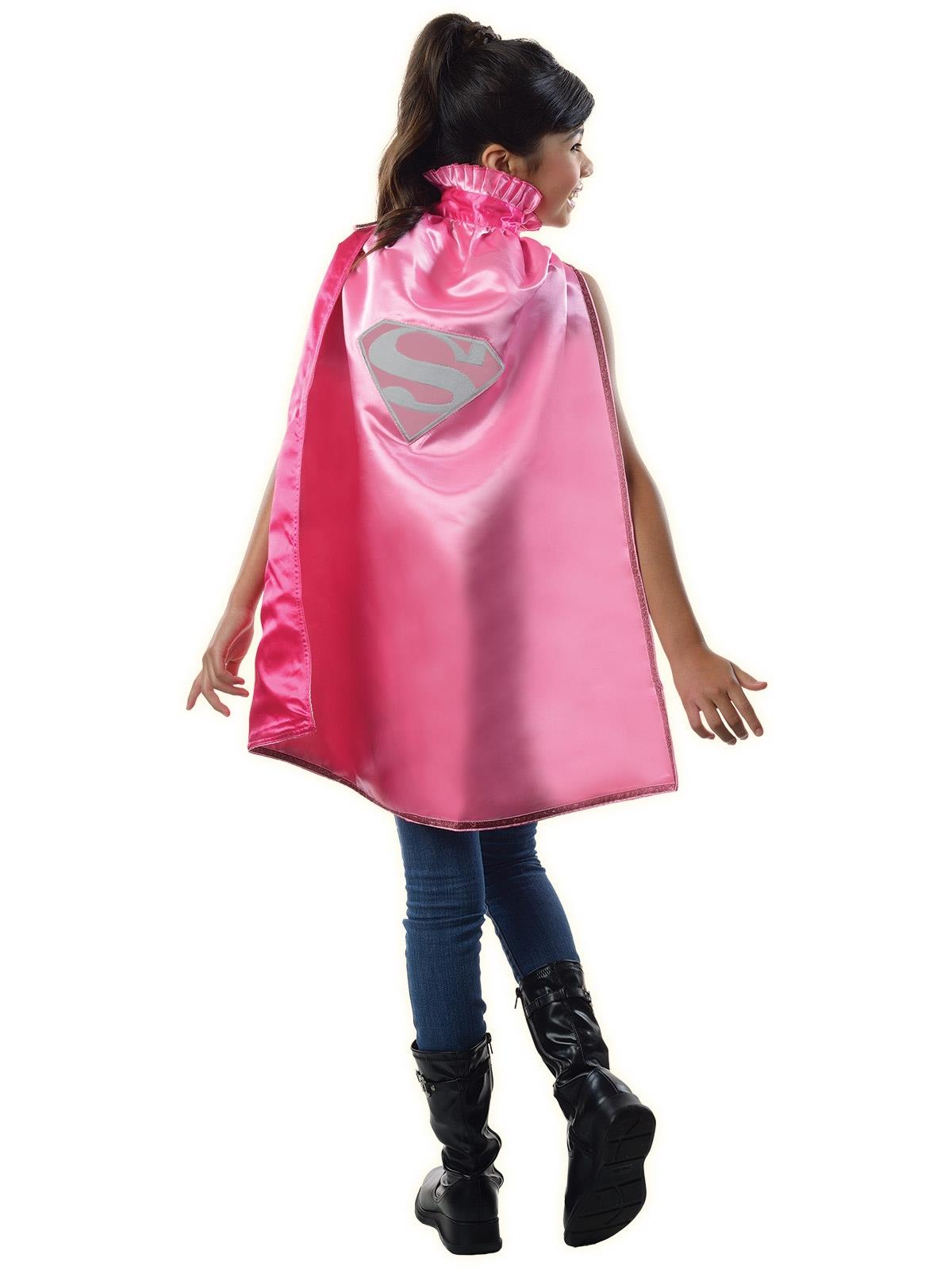 Supergirl Pink Child Cape