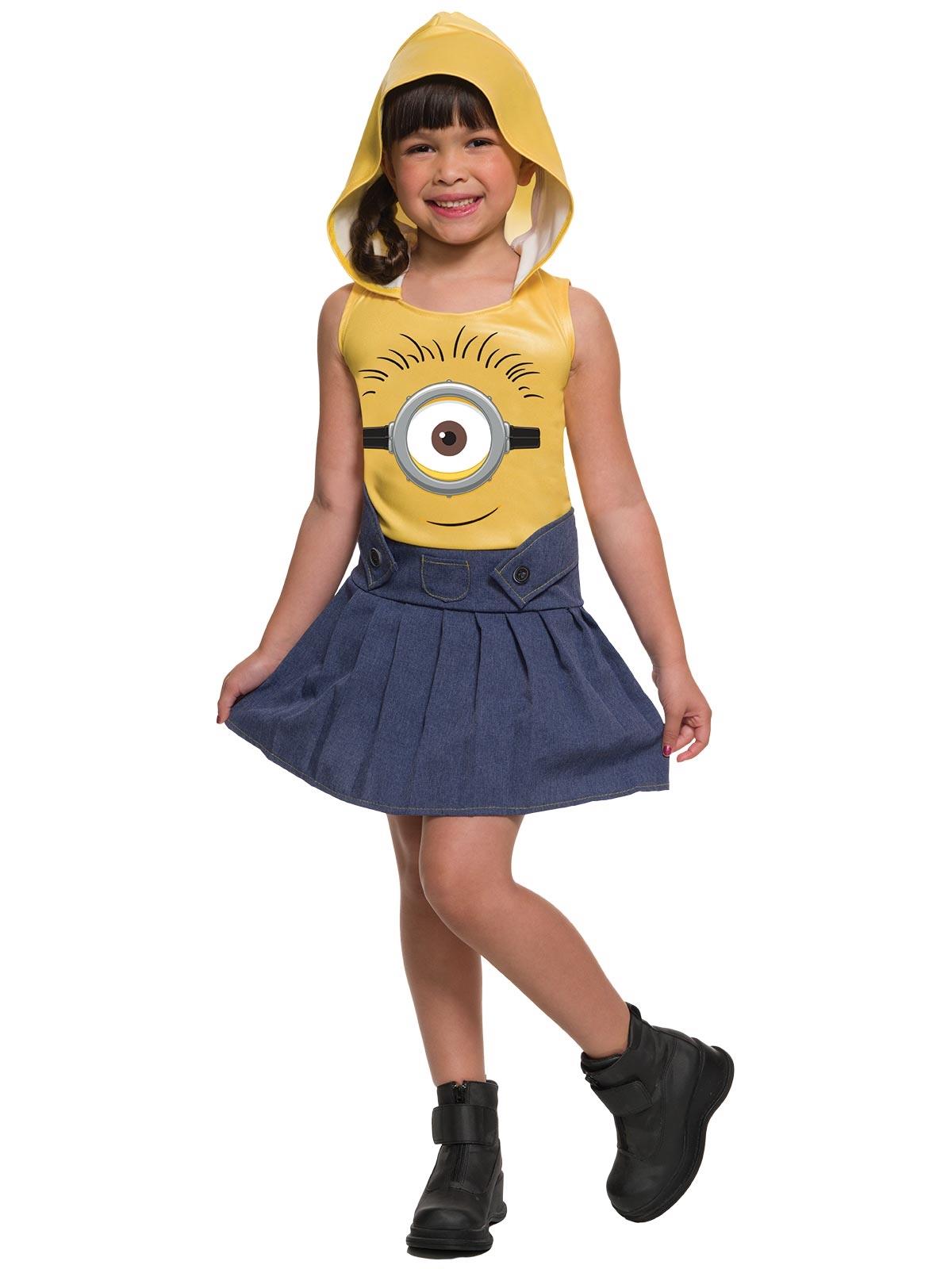 Despicable Me Minion Face Dress Child Costume 4-6