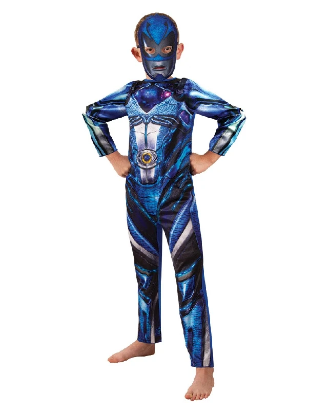 Power Rangers 2017 Blue Ranger Classic Child Costume 6-8