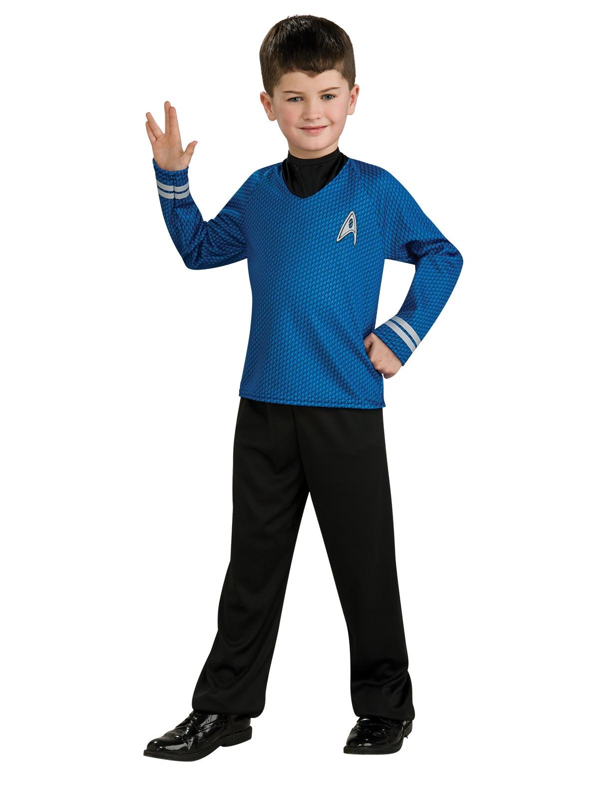 Star Trek Blue Shirt Child Costume Large