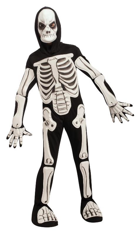 Skeleton Child Costume Large