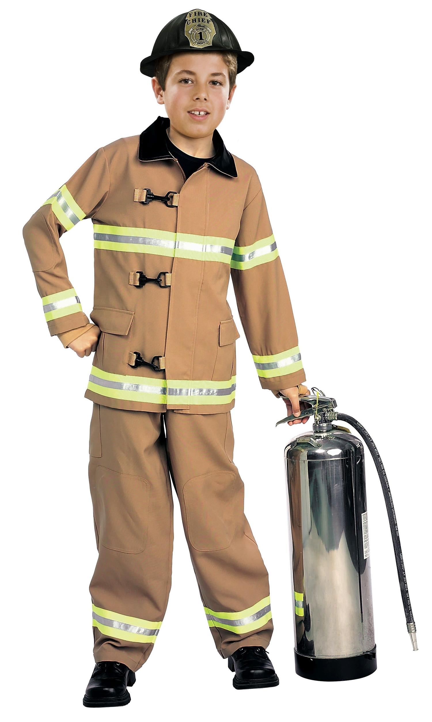 Firefighter Child Costume Medium
